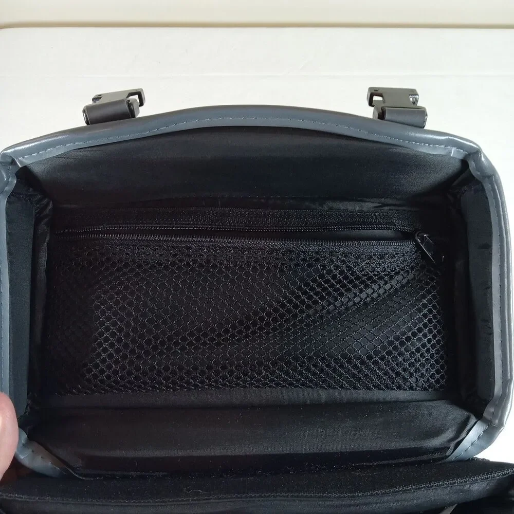 AMBICO Black & Gray Padded Camera Bag Shoulder Strap Carry Handle with Pouch